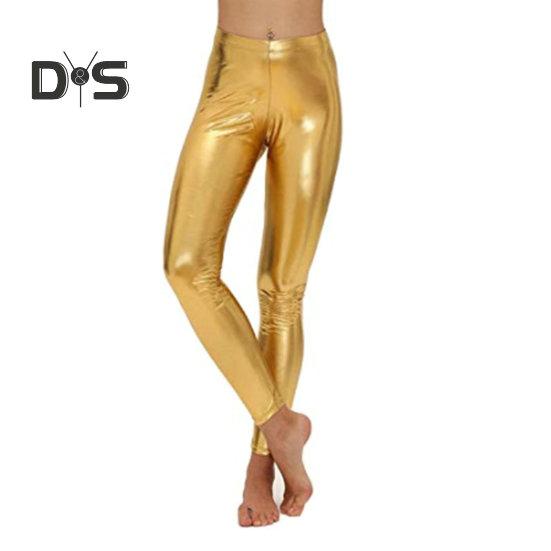 

Женские брюки из глянцевой искусственной кожи, узкие эластичные брюки с высокой талией, однотонные, гладкие, мягкие, дышащие, с контролем живота, до щиколотки, для клубных вечеринок, женские длинные брюки XL