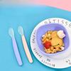 Cucchiaini Morbidi in Silicone per Neonati e Bambini Utensili per l'Alimentazione con Acqua per Neonati e Bambini Piccoli Cucchiaini Morbidi con Punta per Pappa di Riso e Zuppa
