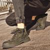 Golden Sapling 2025 New Spring Retro Boots for Man Outdoor Vintage Chunky Flats Male Genuine Leather Lace-up Ankle Boot Shoes