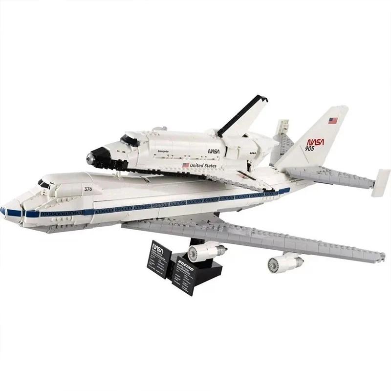 Creative  2417pcs ICONS Shuttle Carrier Aircraft Compatible 10360 Building Kit Blocks Space Plane Bricks Toy For Children