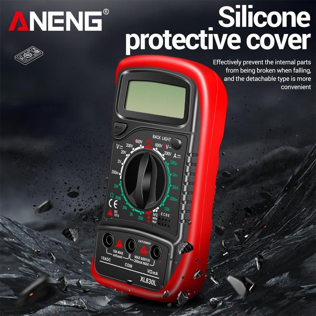 Aneng XL830L Digital Multimeter Esr Meter Testers Automotive Electrical Dmm Transistor Peak Tester Meter Capacitance Meter