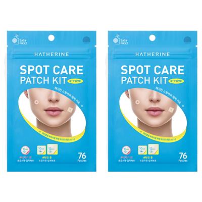 [Heseulin] Spot Care Pflaster-Set, 76 Pflaster, 2 Packungen