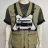 Breathable Running Waist Pack with Hook Attachments And Zippered Pockets For Secure Storage Unisex Workout Chest Bag