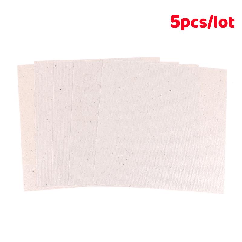 5Pcs 13*13Cm Universal Microwave Oven Accessory High-Temperature Resistant Electrical Insulation Mica Plate Sheets