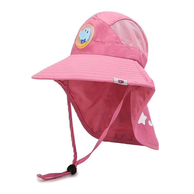 Children s Sun Protection Bucket Hat with Neck Flap Adjustable