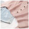 Summer Short Knitted Cardigan Coat Women's Hooded Ladies Solid Color Button Sun Protection Thin Outdoor Outwear