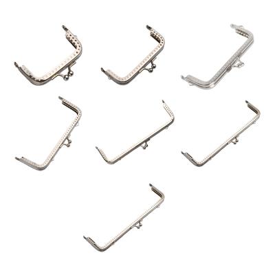 Rechteckige Clutch Retro Verschluss Clip für Tasche Geldbörse Herstellung DIY Basteln Quadratisches Design