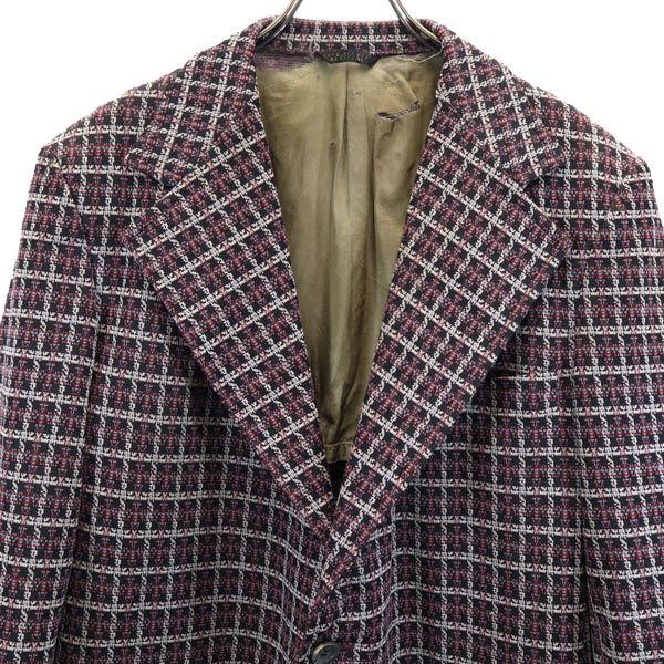 JC PENNEY 70s vintage check tailored jacket Men's Used