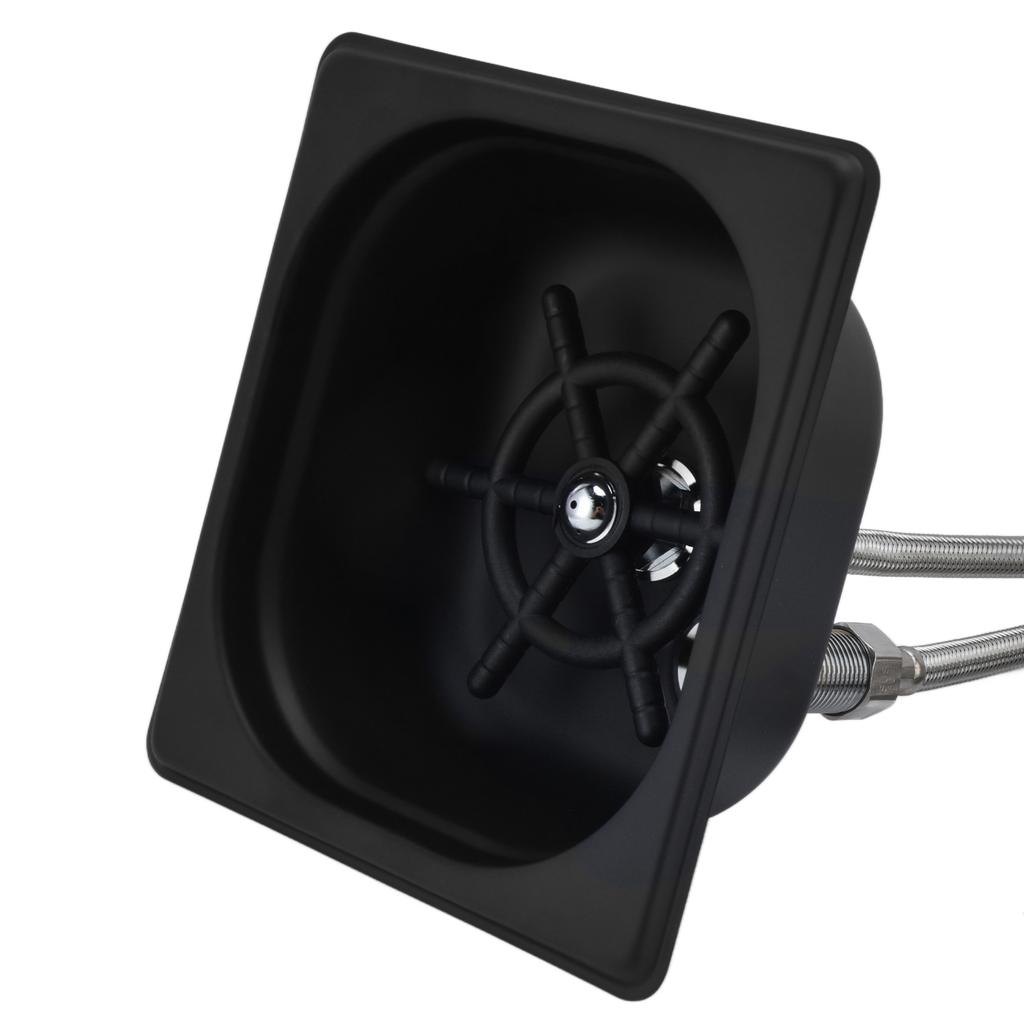 Glass Rinser Stainless Steel Automatic Cup Washer Cleaner for Bar Pub Restaurant Coffee Shop Hotel