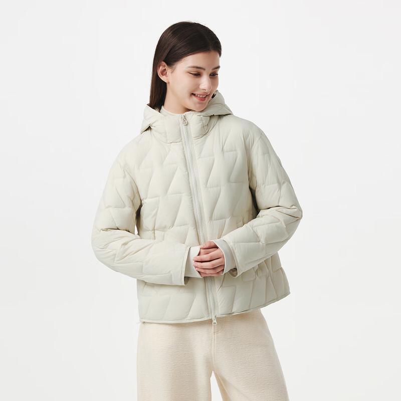 Tanboer Women's Lightweight Hooded Short Down Jacket 5330262Z