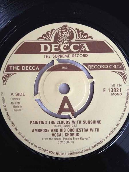 7inch Record VARIOUS  Pennies From Heaven F13821PROMO DECCA 1978 UK Jazz Used