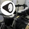 Yibuy 4-Piece Replacement Piezo Trigger Foam Cone Set for Electronic Drums, 35mm X 37mm, Black