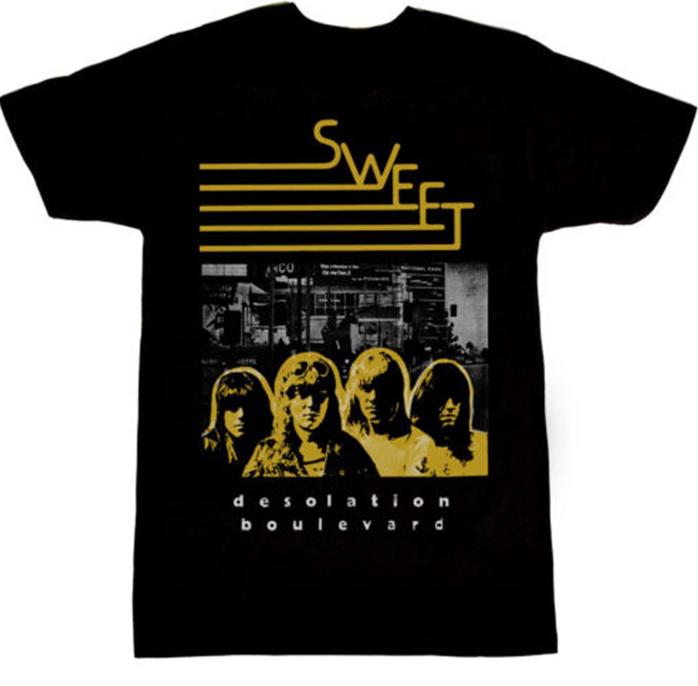 Sweet band album tour black T-shirt Unisex All sizes S to 5Xl JM307 S разноцветный