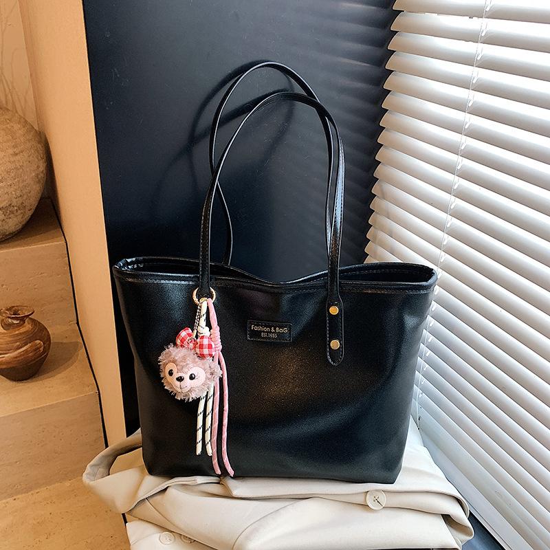 Simple and Explosive Tote Bag Large-capacity Women's 2025 New Casual Commuting Shoulder Bag High-end Underarm Bag