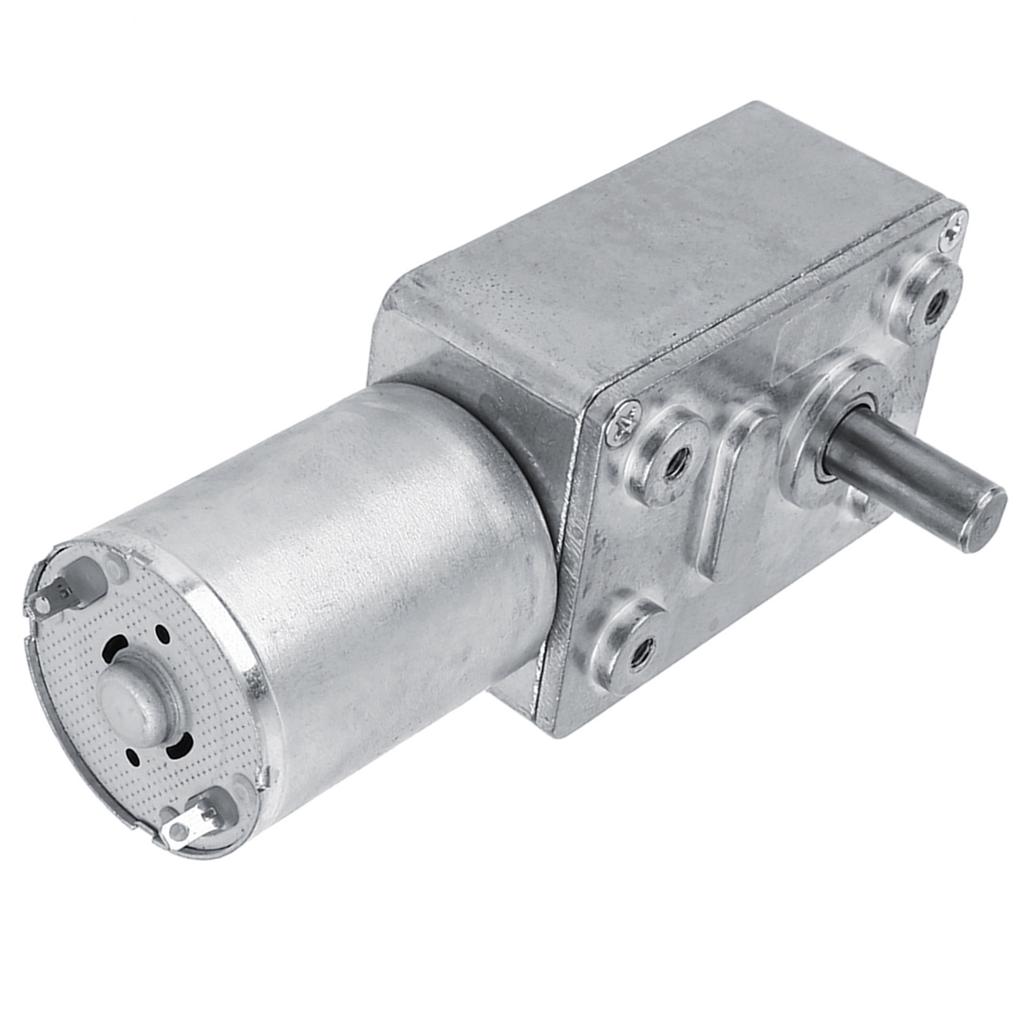 DC 12V Reduction Motor 2RPM Reversible High Turbocharger Worm Geared Motor