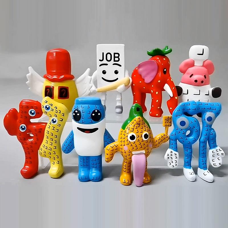 New 8Pcs/Set Steal A Brainrot Game Figure Toys No. 9 No. 67 Anime Model Tongue Figure Toys Figure Christmas New Year Gift