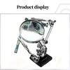 60mm Helping Hand Soldering Stand Magnifying Glass Auxiliary Clamp Clip Magnifier Welding Rework Repair Solder Iron Holder