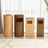 Wood Waste Bins Round Bucket Wastebasket Large Rectangular Dustbin Living Room Separate Litter Bins Home Cleaning Utilities