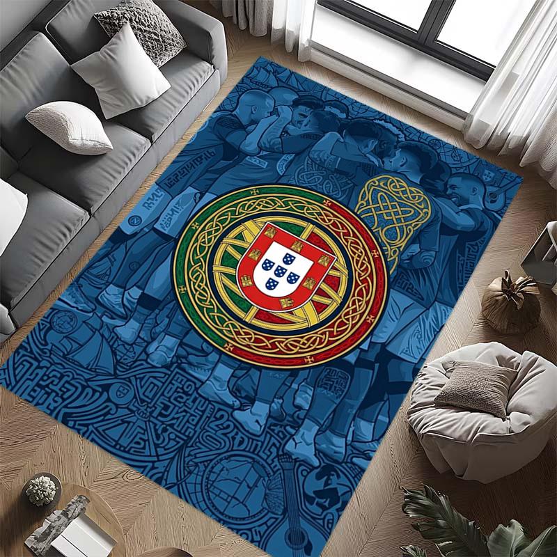 Royal Emblem Fabric carpet Living room and bedroom mats Doormat Art Christmas gifts Doormat