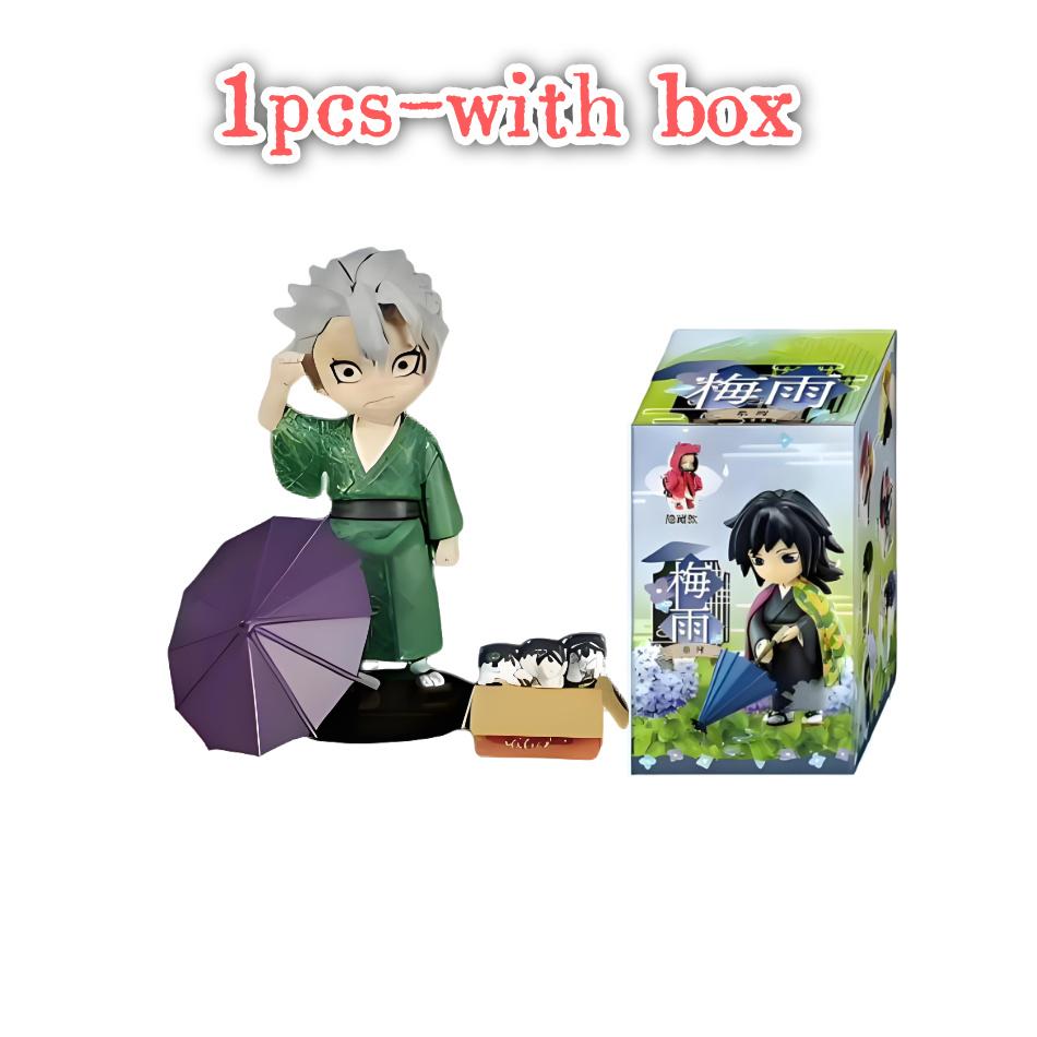 Demon Slayer Tanjiro Kamado Nezuko anime cartoon figure blind box creative statue model ornament surprise gift box