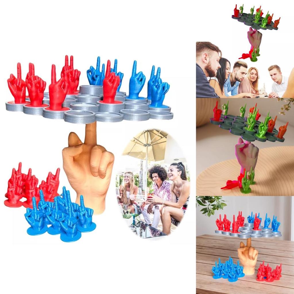 Creative Middle Finger Balancing Gameq Skill Development Game Ideal For Parties