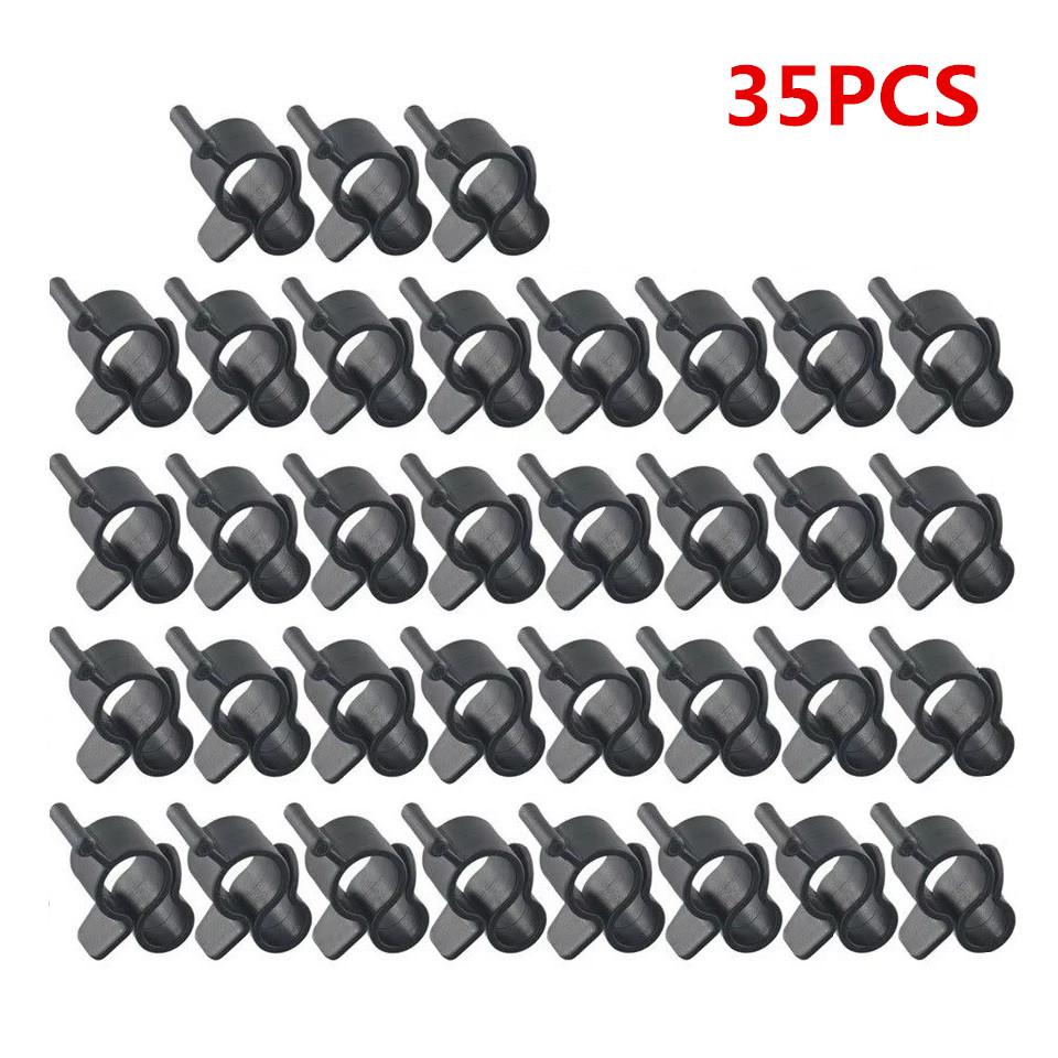 15/35Pcs Camping Awning Hook Clips Multi-Use Caravan Camper String Light Rope Clamp Tent Hooks Traveling Tent Clip Light Hanger