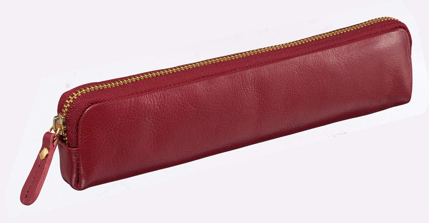 Raymay Fujii Bloomsbury Leather Pen Wine NF2803Z Case, Red, винный