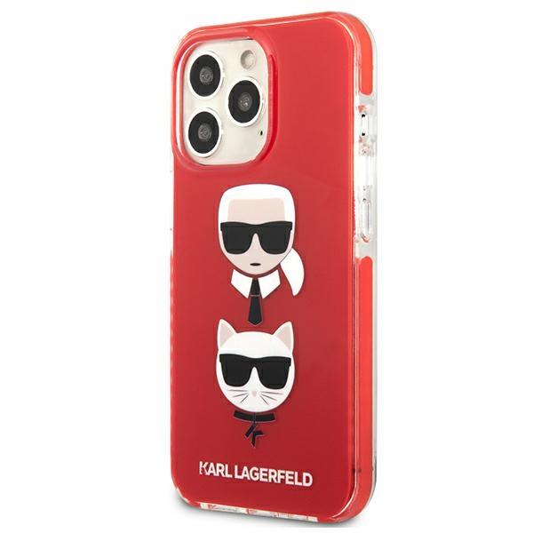 Karl Lagerfeld Klhcp13Ltpe2Tr Iphone 13Pro / 13 6,1 Hardcase Czerwony/Red Karl&Choupette Head