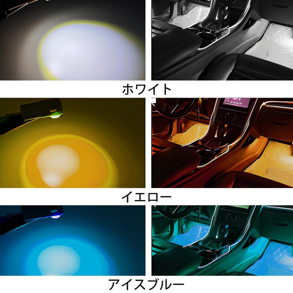 OTORAM Compatible/Replaceable Toyota Vellfire Alphard 40 Series Foot Lamp LED Inner Lamp AAHH4#W AGH4#W