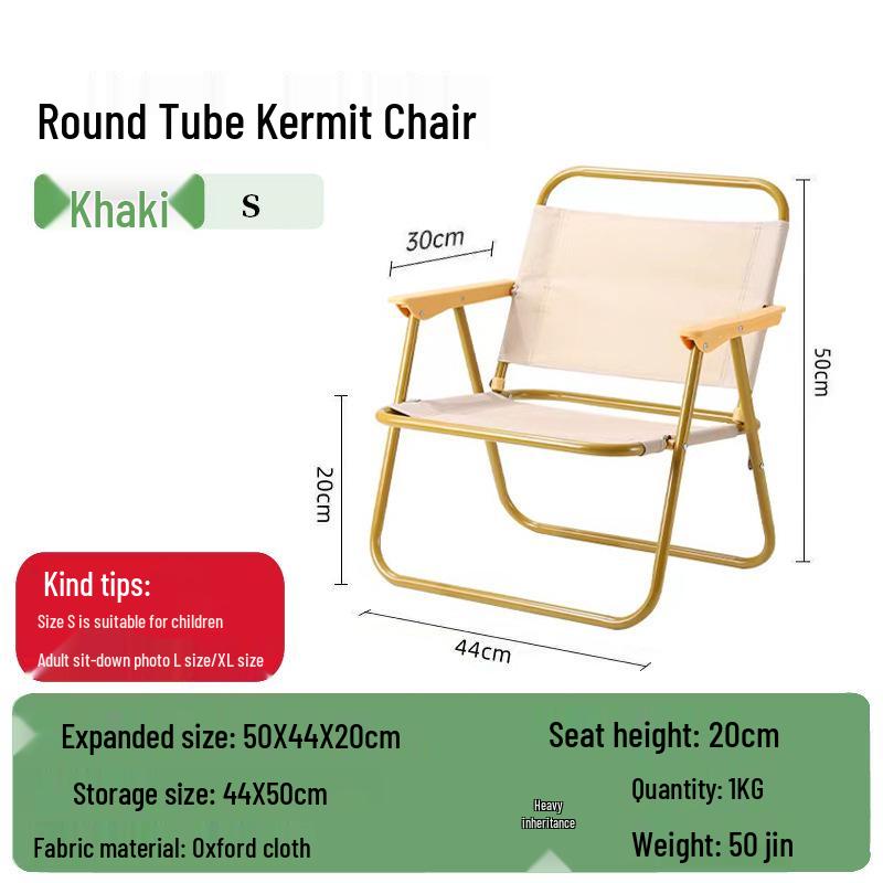Kermit Outdoor Portable Aluminum Folding Camping & Fishing Chair