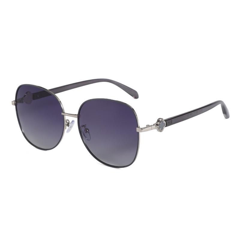 2026 High-End Fashion Polarized Sunglasses for Women - Slimming Large Frame UV Protection