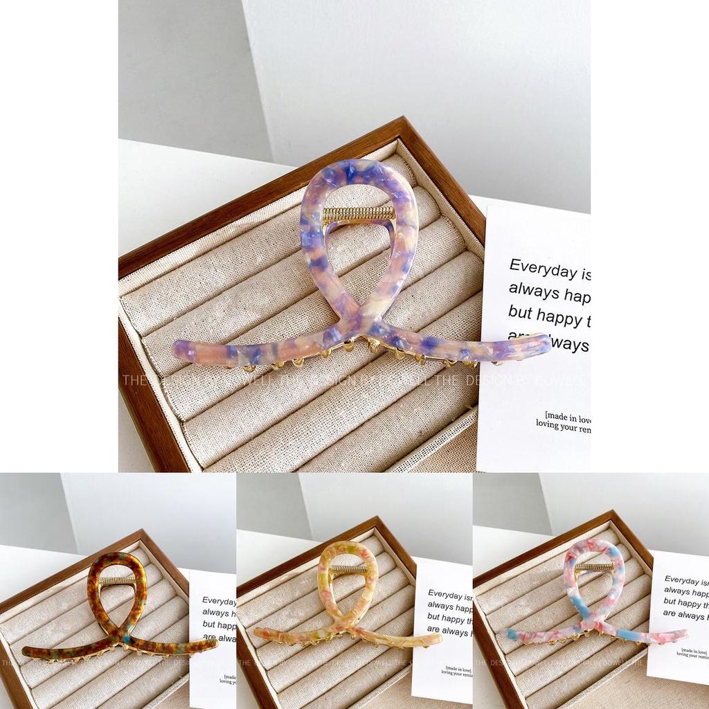 Simple And Elegant Hair Clip Large Alloy Claw Clip For Stylish Updos