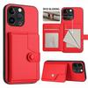 For iPhone 15 Pro Max Case RFID Blocking Card Holder Kickstand TPU + PU Leather Phone Back Cover