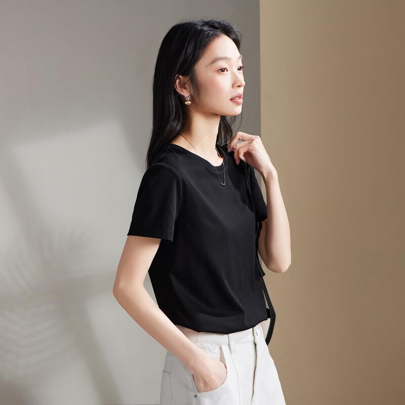 

Женская футболка SOFSIL с круглым вырезом и коротким рукавом L