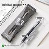 Blue Fruit Metal Mechanical Pencil with Built-in Eraser and Soft Grip for Student Writing and Sketching