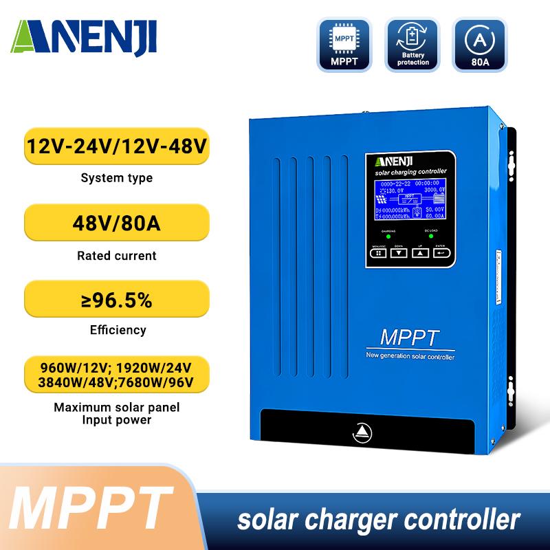 ANENJI 80A/100A MPPT Solar Charging Controller