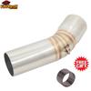 Escape de Motocicleta Escape Modificar Silenciador Inferior 51mm Tubo de Ligação Intermediário Slip On Para Kawasaki ZX6R ZX-6R ZX 6R 636 2009 2020 2021