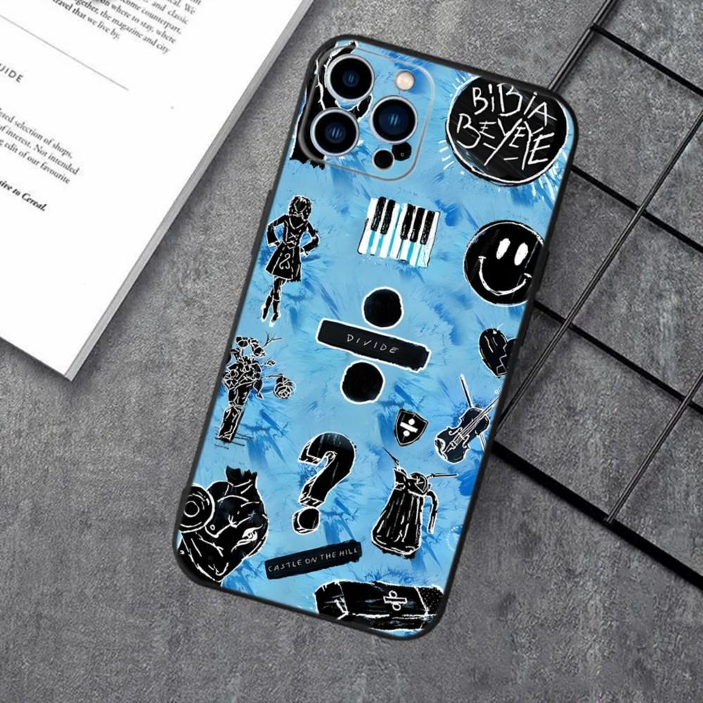 E-Ed Sheeran UK Sänger Handyhülle Für Apple iPhone 15,14,13,12,11,XS,XR,X,8,7,Pro,Max,Plus,mini Silikon Schwarze Hülle