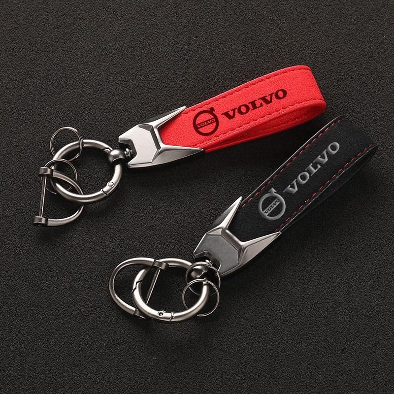Nouveau Porte-clés Mode pour Clé de Voiture Avec Logo Pour Volvo CX60 CX40 CX90 V40 V50 V70 S60 AWD RDESIGN S40 S90 T6 2025 2024 Accessoires de Voiture
