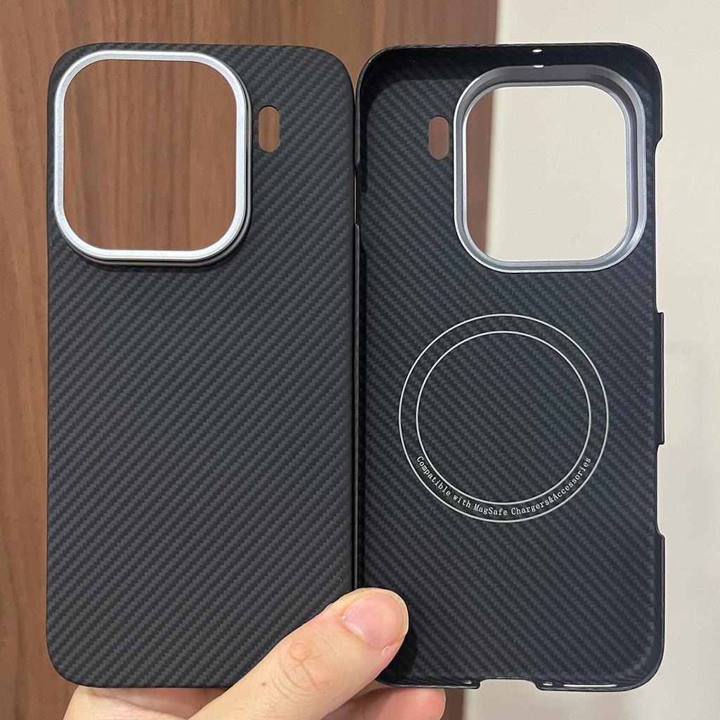 Magnetic Real 600D Aramid Carbon Fiber Phone Case Cover On For Magsafe OPPO Find X9 Pro Plus 5G Global FindX9 X 9 X9Pro 256/512