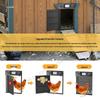 Automatic Aluminum Solar Chicken Coop Door with Timer for Poultry