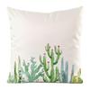 "Fresh and Gentle" Cactus Collection Digital printing short plush pillow covers for car sofa office cushion cover home goods