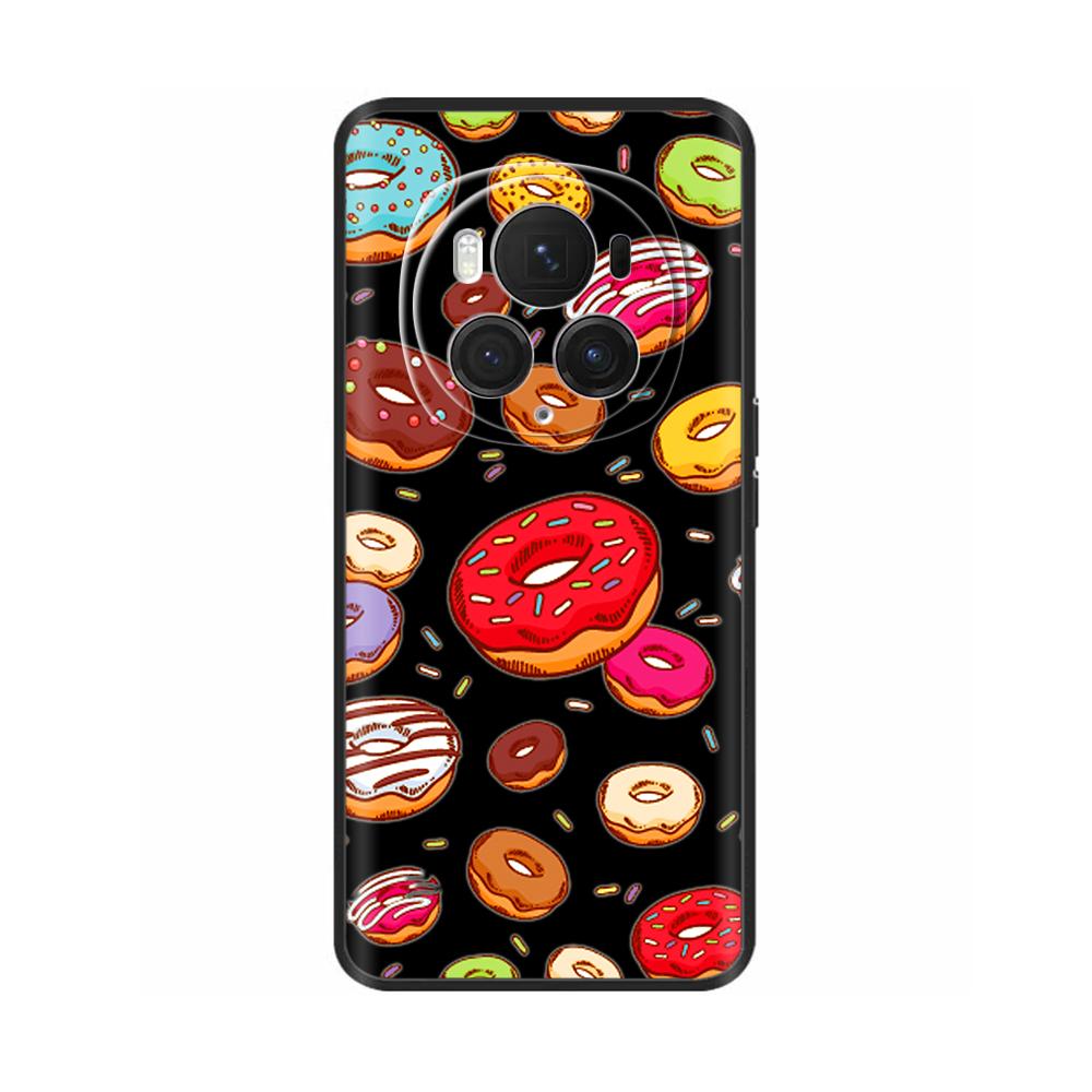 For Honor Magic6 Pro 5G Case Back Cover For Honor Magic6 5G Soft Black Silicone Fashion Phone Case For Magic 6 Pro Coque Fundas