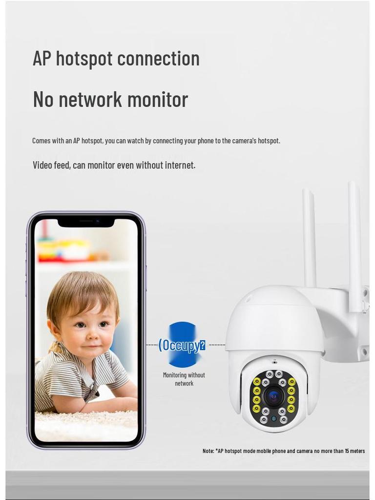 YOOSEE 5G Dual-Band PTZ Camera with Human Auto-Tracking & No WiFi Required - Robust Outdoor Surveillance Solution