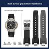 Quick Release Silicone Strap For Casio G-SHOCK MTG-B3000 Series Resin Rubber watch strap Stainless steel Adapters Connector