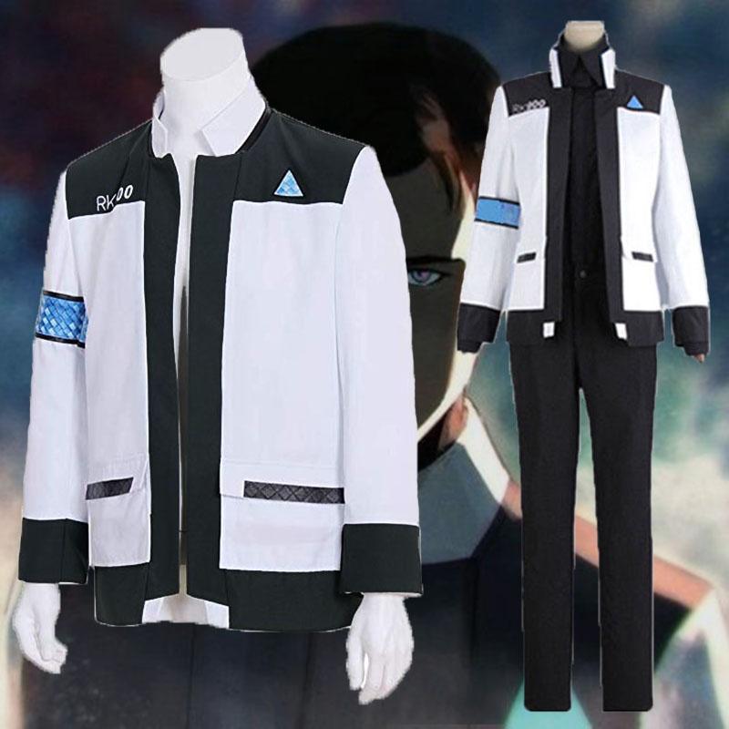 Detroit Become Human Connor Rk900 Bundy Uniforma Cosplay Kostým Celá Sada S Vynikajícím Zpracováním A Prodyšným Komfortem