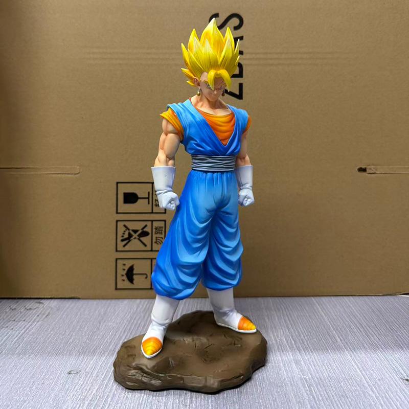 Jt Statue Anime Dragon Ball Vegetto Figure Gogeta Statue With Base Super Saiyan Action Figures Collection Model Toys Gifts