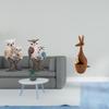 Owl Sculpture Realistic Animal Figurine Cute Decorative Desktop Ornament for Office Living Room