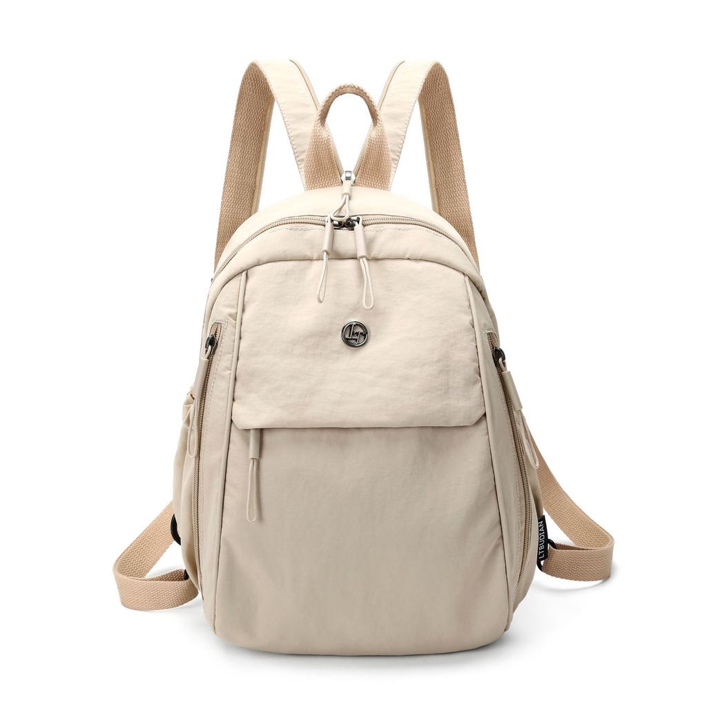 Schoolbag Backpack Women's Simple Lightweight Large Capacity Breast Bag Outdoor Leisure Crossbody Bag Backpack Multifunctional Commuter Bag