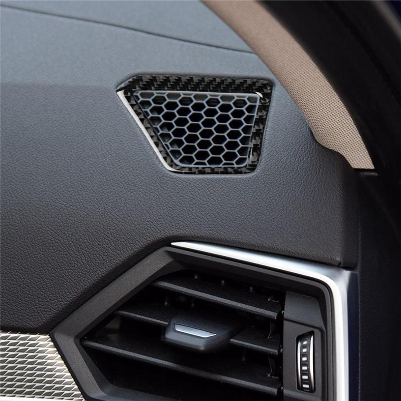 For BMW 3 Series G20 2019-2020 Accessories Car Interior Button Panel Cover Decorative Carbon Fiber Sticker